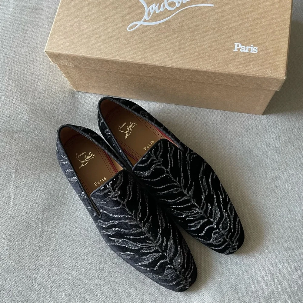 *NWT* Christian Louboutin Colonnaki Velvet Loafer - Picture 2 of 8